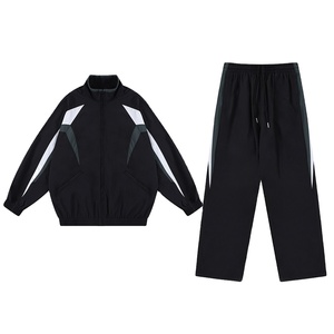 Conjunto Deportivo de 2 Piezas Personalizado, Estilo Urbano, Poliéster, para Hombre, de Alta Calidad, Ligero, Cortavientos, Impermeable y Transpirable - Product Image 2