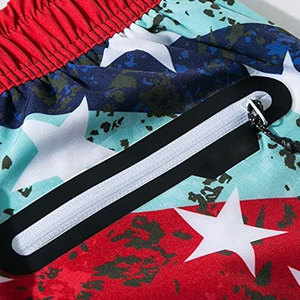 Shorts de Baño para Hombre con Estampado de Águila y Bandera Americana, Secado Rápido, Cordón Ajustable, Casuales, Duraderos, Shorts Cargo de Alto Rendimiento - Product Image 5