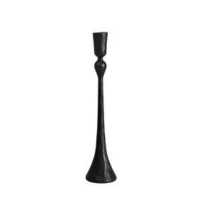 Support à bougie en aluminium coulé finition noir mat pour la décoration de la maison, qualité supérieure, fait main, personnalisable, vente en gros, lot de 3 - Product Image 2