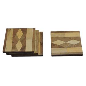 Sous-verres en bois de coco écologiques de style royal, contemporains, prix de gros, artisanat, vaisselle, articles de table - Product Image 4