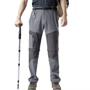 Fast Delivery Men Casual Elastic <b>Jogger</b> Pants Outdoor Comfortable Breathable Lightweight <b>Nylon</b> Zipper Fly Trousers for Daily - Product Image 4