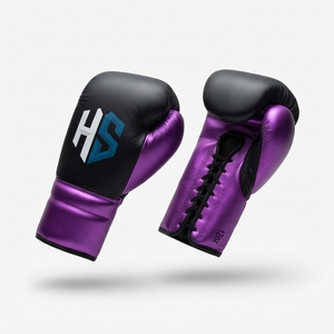 Gants de boxe en cuir de vache véritable, confortables, durables, multicolores, personnalisables avec votre propre marque, pour la lutte et l'entraînement professionnels - Product Image 2