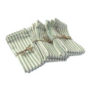 Ensemble de torchons en coton 100% lin conçu sur mesure serviettes de cuisine tissées à séchage rapide logo carré imprimé réactif caractéristique jetable - Product Image 6