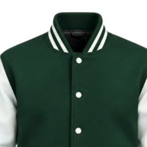 Chaqueta Bomber Deportiva para Hombre, Estilo Universitario Clásico, Chaqueta de Béisbol con Cierre de Botones a Presión y Cuello Acanalado - Product Image 3