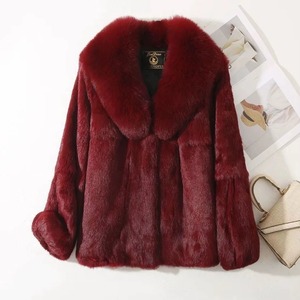 Chaqueta de Piel Elegante e Informal para Invierno, Chaqueta Forrada de Piel a la Moda para Mujer, Abrigo de Lujo para Mujer, Suave y Cálido para Clima Frío - Product Image 5