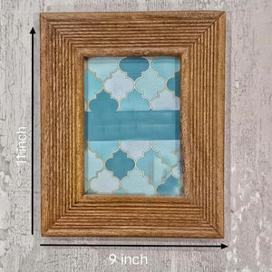 Cadre photo en bois massif naturel, écologique, fait à la main, cadre photo en bois de table, style vintage, décoration de la maison et du bureau - Product Image 3