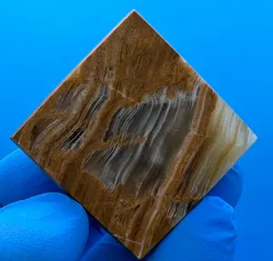 Pirámide de mármol de ónix marrón, Pirámide de cristal de ónix, Pirámides de mármol de piedra - Product Image 6