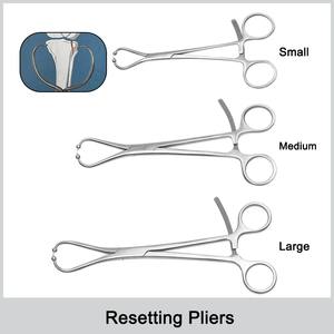 Pinzas Ortopédicas Veterinarias de Reducción con Cabezas Esféricas de Acero Inoxidable, Instrumento Quirúrgico Manual Reutilizable para Uso Clínico - Product Image 5