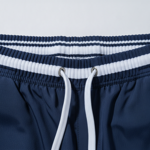 Custom <b>Men</b> <b>Navy</b> Blue Windbreaker Pants Waterproof Striped <b>Joggers</b> Athletic Sports Tracksuit Trousers Outdoor Workout Jogging Pan - Product Image 4