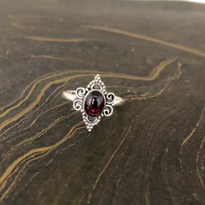 Designer <b>Garnet</b> <b>Ring</b> (3.1 Grams) Fashionable Accessory - Product Image 1