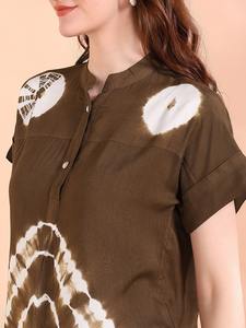 เสื้อผู้หญิง Maaesa ผ้าเรยอน ลายมัดย้อม คอลเลคชั่นดีไซเนอร์ เสื้อฤดูร้อนน้ำหนักเบา จากผู้ส่งออกอินเดีย - Product Image 5