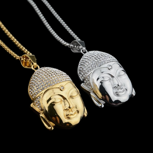 จี้รูปกางเขน Jewelux ยอดนิยม เงินแท้ 925 ชุบทอง ดีไซน์ศาสนา ฮิปฮอป สำหรับทุกเพศ ใส่ได้ทุกวัน สไตล์อินเดีย - Product Image 5