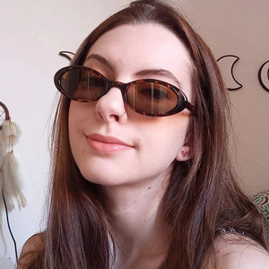 Venta Directa de Fábrica, Gafas de Sol para Mujer con Marco de PC, Protección UV, Gafas de Sol Ovaladas Pequeñas, Elegantes y Vintage - Product Image 4