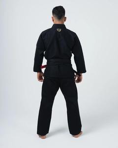 Kimono Personalizado Kingz Negro para Jiu Jitsu Brasileño, Uniforme de BJJ con Tejido de Perlas - Product Image 6