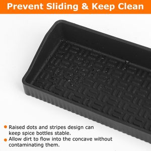 Organizzatore Magnetico Antiscivolo in Silicone per Piano Cottura, Ripiano da Forno con Portaspezie e Scolapiatti per Cucina - Product Image 5