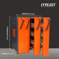 LYREIGN Chariot à outils de haute qualité, chariot de rangement pour machines et outils, armoire à outils
