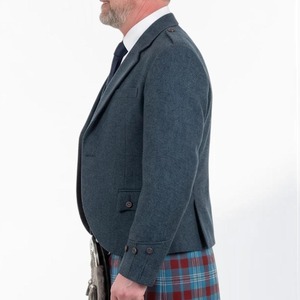 Veste écossaise bleue à motif Argyle avec gilet, haute qualité, prix bas, prête à être expédiée - Product Image 4