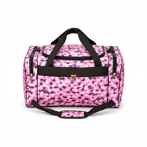 Bolsa de Deporte MEGA MAPLE Premium con Estampado Geométrico, 1000D, Gran Capacidad, Múltiples Bolsillos, Cierre de Cremallera, Elegante Bolsa de Viaje para Gimnasio - Product Image 1