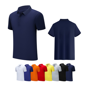 Vêtements pour hommes Nouvelle mode Polo en coton et polyester pour hommes Col montant Polo à manches courtes de haute qualité - Product Image 6