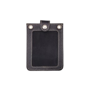 Portefeuille fin pour homme en cuir véritable personnalisé avec fermeture à pression, blocage RFID de haute qualité, fenêtre pour carte d'identité et format court - Product Image 1