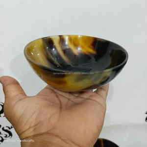 Cuencos pequeños de cuerno de buey de lujo, hechos a mano, pulidos, estilo lindo, personalizados, suministro al por mayor para fiestas a precio económico. - Product Image 6