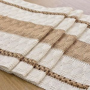 Runner da Tavolo Boho Lungo 72 Pollici, Decorazione Primaverile per la Casa con Nappe, Stile Rustico Macramè per Arredamento Farmhouse - Product Image 6