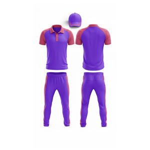 Uniforme de cricket sublimé de haute qualité et performant |   Tenue complète d'équipe de cricket pour hommes, femmes et jeunes : polo et pantalon - Product Image 4