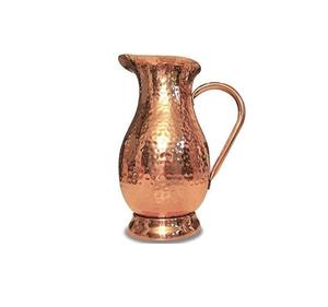 Jarra de Cobre 100% Puro con Tapa, Tamaño Grande, Jarra de Agua de Cobre Forjado a Mano, en Oferta - Product Image 2