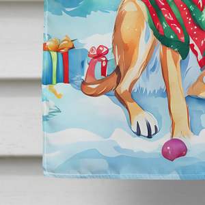 Multicolor Saluki Navidad gran porche decorativo patio Banner ilustraciones pared colgante poliéster casa bandera manga poste para - Product Image 4