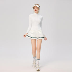 Falda de tenis de secado rápido y alta elasticidad para mujer, ropa deportiva de compresión, conjunto de tenis a la moda, fabricado por TRIOTAKE INDUSTRY - Product Image 6