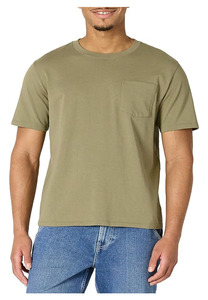 Men's <b>T</b>-<b>Shirts</b> Casual Wear 100% Cotton <b>With</b> Front <b>Pocket</b> - Product Image 3