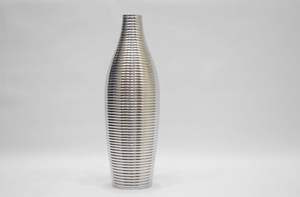 Jarrón de Metal Contemporáneo para Decoración, con Acabado Artesanal Portátil que Realza la Presentación del Hogar y el Uso Diario - Product Image 2