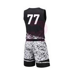 Uniforme de Baloncesto Unisex Transpirable 100% Poliéster, Personalizado, Talla Grande, Cómodo, Nueva Moda en Tendencia - Product Image 3