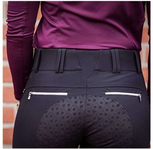Pantalon d'équitation extensible 4 directions de haute qualité, leggings, collants, vêtements d'équitation en tissu technique au toucher doux - Product Image 3