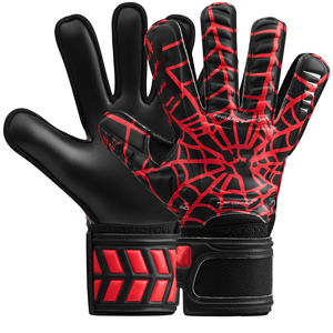 ถุงมือผู้รักษาประตูฟุตบอลมืออาชีพ หนาพิเศษ กันลื่น สำหรับผู้ชาย ผลิตจากยางลาเท็กซ์ ทนทานต่อการสึกหรอ เหมาะสำหรับการฝึกซ้อม ผลิตในประเทศปากีสถาน - Product Image 1