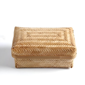 Boîte de rangement pour sandwichs bento en bambou, qualité supérieure, écologique, fournisseur vietnamien de boîtes à lunch - Product Image 4