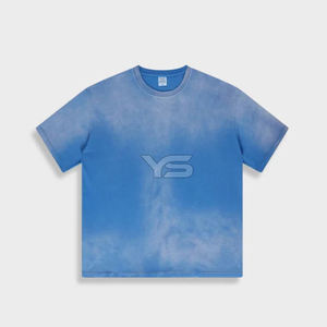 Unisex Vintage Oversized Fit T-Shirts 220 Gsm Heavy Weight <b>Washed</b> Acid 100% Cotton Custom & Wholesale High Quality for <b>Men</b> - Product Image 3