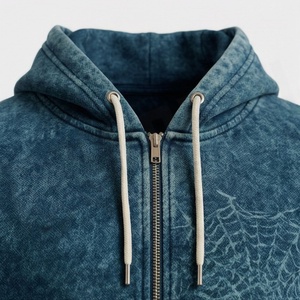 Custom <b>Paint</b> Splatters Vintage Acid Wash Flare Stacked Sweat Pants Hoodie Two Piece <b>Set</b> Tracksuit For Men Jogging Suit - Product Image 4