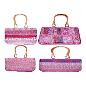 Embroidery Handbag Handmade Ethnic Floral Women Shoulder Bag Canvas Tote Boho Style Artisan Embroidered Fashion Crossbody <b>Purse</b> - Product Image 2