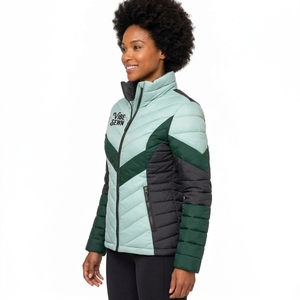 <b>Winter</b> <b>Women</b> Puffer <b>Jacket</b> Quilted Design <b>Warm</b> Insulation Durable Fabric Comfortable Fit Outdoor Casual Wear OEM - Product Image 4