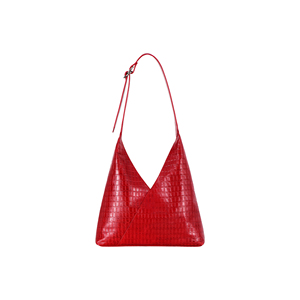 Sac fourre-tout de luxe en cuir véritable de vachette imprimé croco pour femme, fermeture à bouton, grande capacité, collection Smart Range - Product Image 1