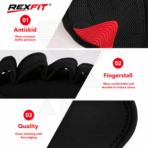 Almohadillas de Agarre para Levantamiento de Pesas con Diseño Personalizado, Protectores de Palma Antideslizantes para Entrenamiento en Gimnasio, Proveedor Mayorista de Fábrica OEM Pakista - Product Image 3