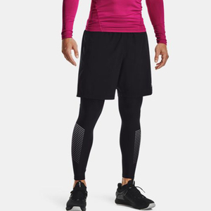 Leggings de Compresión Negros para Hombre, Cintura Elástica, Transpirables, Ligeros, de Spandex y Poliéster, Ajuste Deportivo, Pantalones para Entrenamiento de Verano - Product Image 5