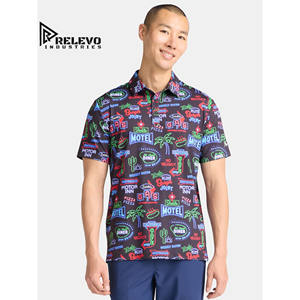 Camisa de Golf Casual para Hombre, Ecológica, de Secado Rápido, Transpirable, Antiarrugas, Antibolitas, 100% Algodón Canvas, con Impresión Personalizada - Product Image 4