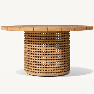 Mesa circular más vendida, ideal para restaurantes, con una forma estética moderna, hecha de madera seleccionada. - Product Image 1