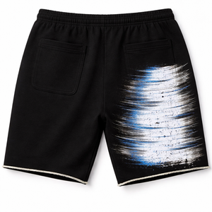 OEM Service Wholesale Distress Custom Design <b>Men</b> Cotton <b>Shorts</b> New Arrival Private Label <b>Men</b> <b>Black</b> <b>Shorts</b> - Product Image 2