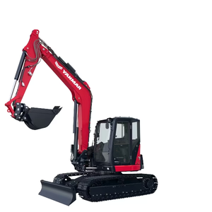 Nouvelle mini-excavatrice SV100-7 de 10 tonnes, compacte, sur chenilles, avec système hydraulique à 3 pompes, moteur/pompe/engrenage haute efficacité intégrés - Product Image 5