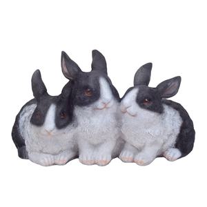 Excelentes esculturas de conejo y Obra Maestra Hogar y jardín Decorativo Hecho a mano Colorido Conejo Figuras Decoración para el hogar Precio barato - Product Image 1