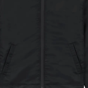 Veste Softshell Unisexe Noire Légère Imperméable Coupe-Vent à Capuche avec Doublure Polaire Microfleece et Fermeture Éclair Imprimée - Product Image 4