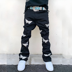 <b>Men</b> Vintage Acid Washed Jogger Pants Heavy Cotton Terry Sweatpants <b>Baggy</b> Style Streetwear Drawstring Casual <b>Trousers</b> - Product Image 4